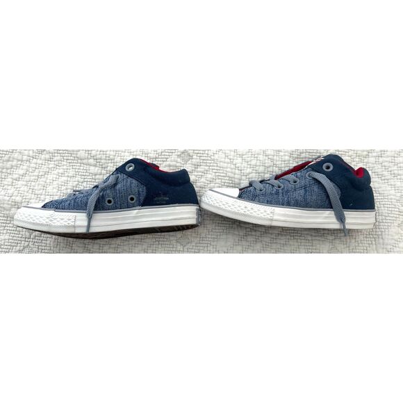 Converse Kids Unisex CHUCK TAYLOR ALL STAR HIGH STREET-SLIP, NAVY/GLACIER - Picture 2 of 6